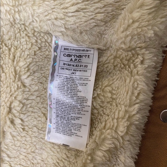 APC x Carhartt Brown Detroit Jacket 2011 - Picture 9 of 9